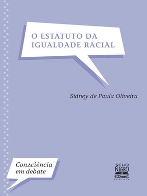 cover image of O estatuto da igualdade racial